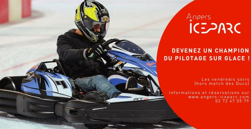 Du karting sur glace dès 10 ans à l'Iceparc d'Angers