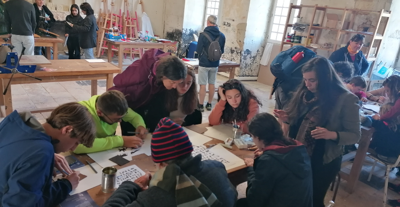 Atelier famille à l'Abbaye royale de Fontevraud