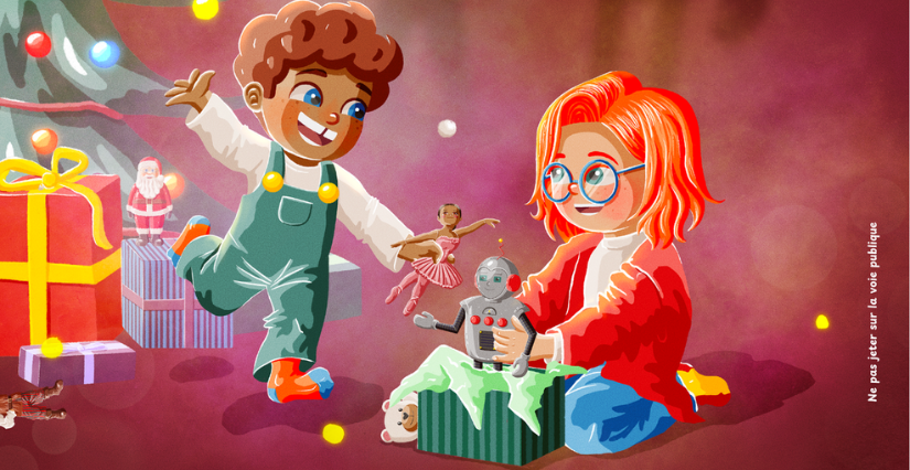 Événement de Noël "Le Grand Réveil des Jouets" à Palomano Angers