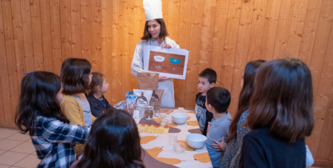 Apprenti boulanger, atelier cuisine au Moulin de l'Epinay