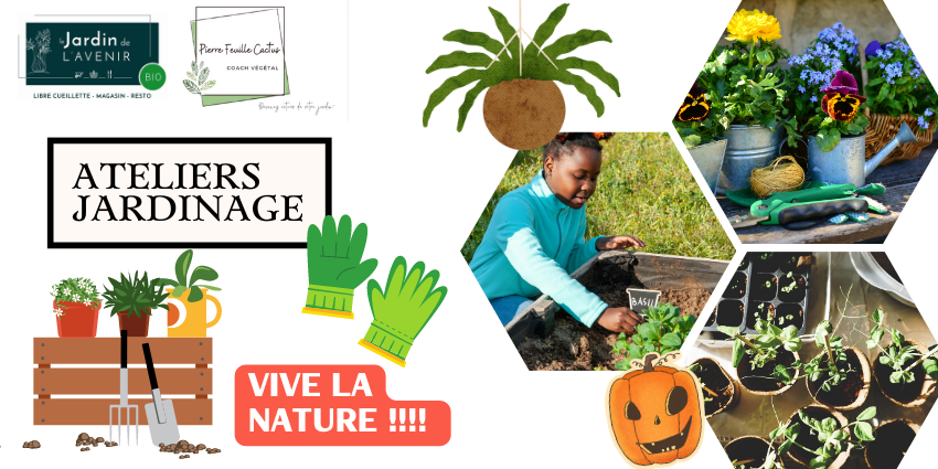 Atelier jardinage au Jardin de l'Avenir | Kidiklik