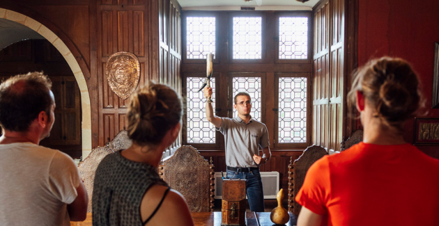 Visite du logis au Château du Plessis Macé