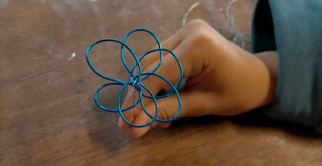 Les petits apprenti, atelier ferronnerie au Musée des Métiers