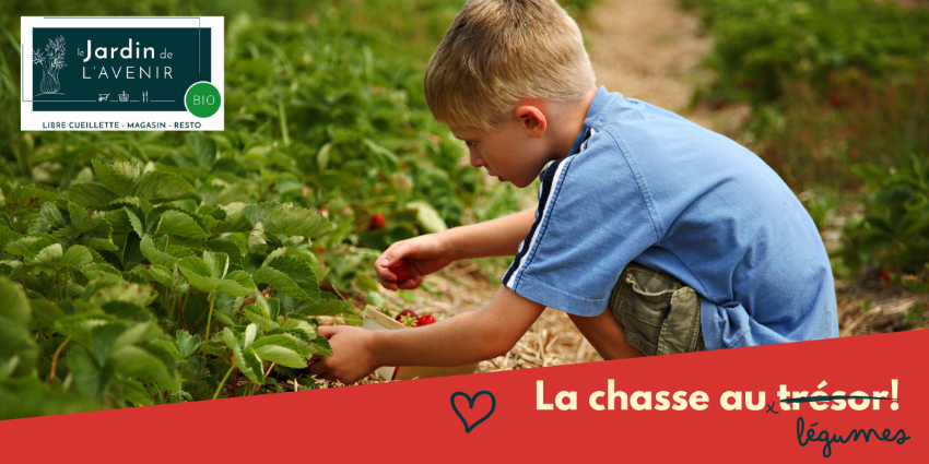 Atelier chasse aux légumes au Jardin de l'Avenir