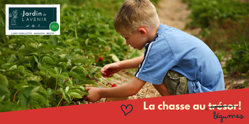 Atelier "chasse aux légumes" au Jardin de l'Avenir