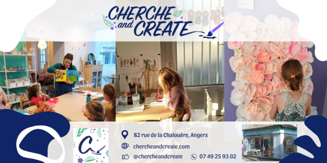 Cherche and Create, un studio d’ateliers créatifs en anglais pour enfants à Angers