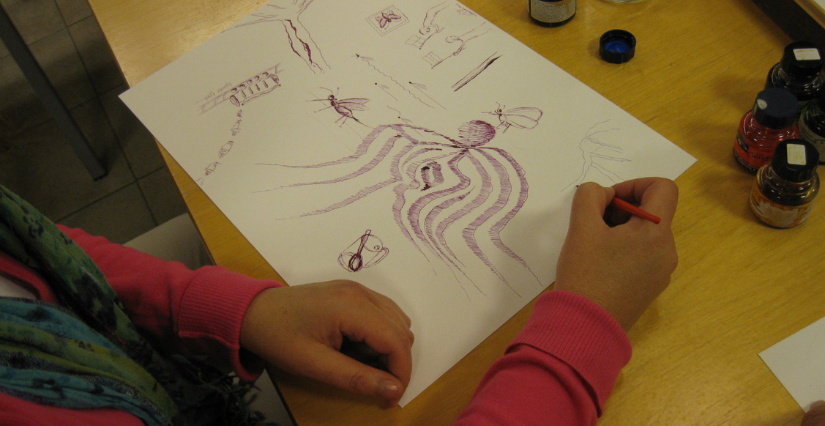 Crée ton fleuve, atelier avec Loire Odyssée