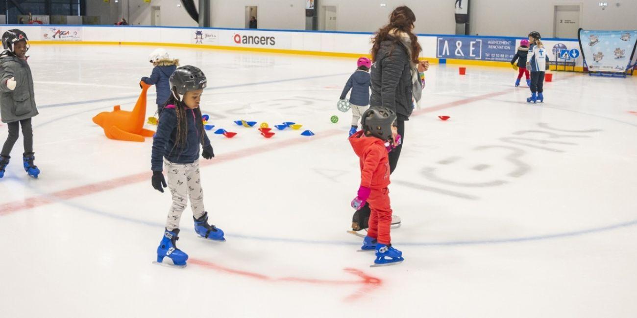Découverte Baby-Kid, atelier patinage à l'IceParc Angers