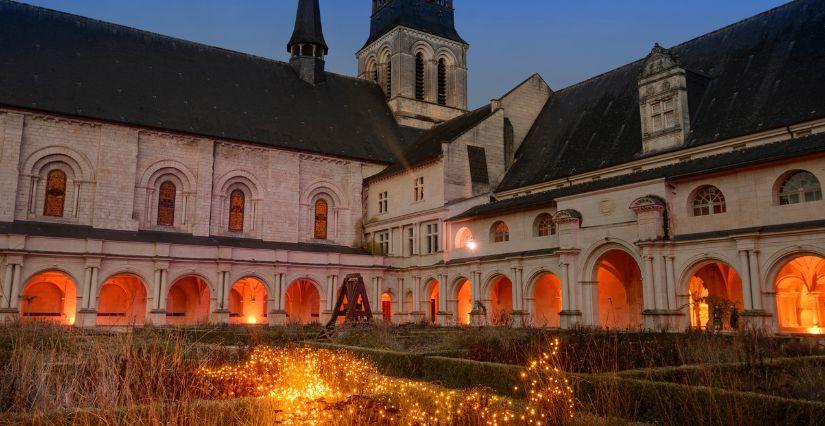 Visites nocturnes du parcours d'art de l'Abbaye royale de Fontevraud