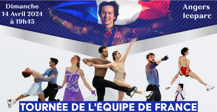 Tournée de l'équipe de France de patinage artistique à Angers