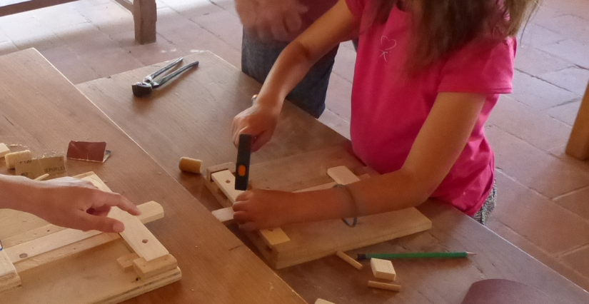 Apprenti menuisier, atelier les apprentis du Musée des Métiers