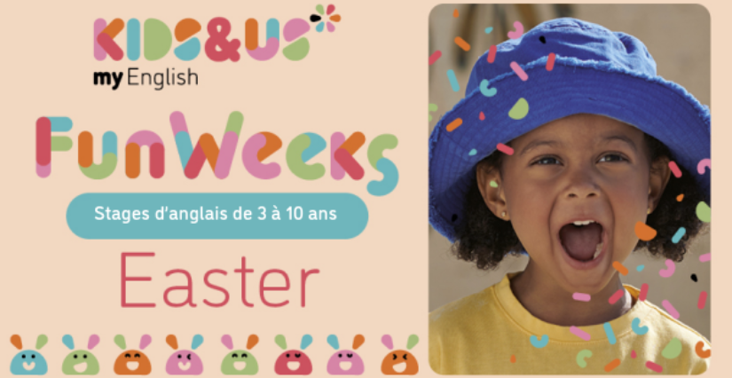 Easter Fun Weeks, stage d'anglais chez Kids&Us Angers