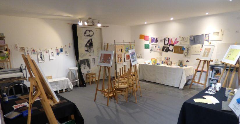 Portes ouvertes et réinscriptions aux ateliers artistiques à l'Ourse bleue, Angers