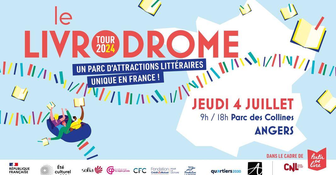 Le Livrodrome, parc d’attractions littéraires unique en France fait étape à Angers