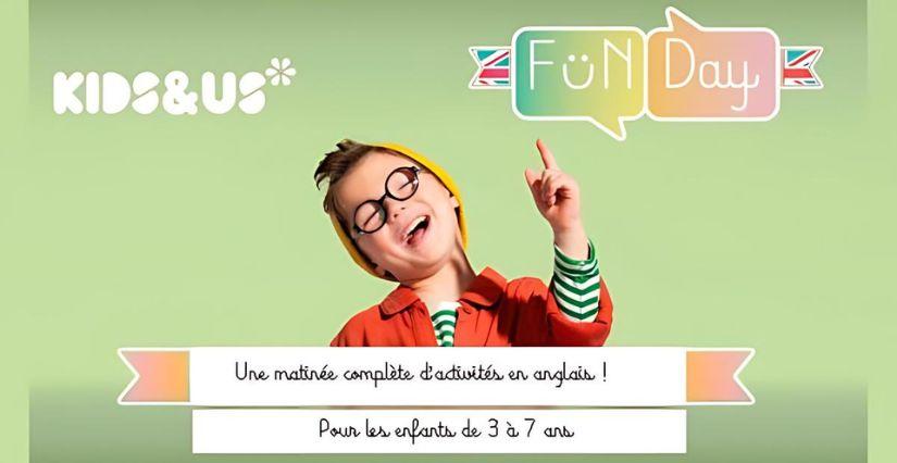 "FunDay", matinée immersive en anglais avec Kids&Us Angers Sud