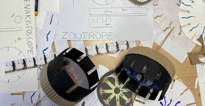 "Zootrope folie", atelier autour de l'expo au Repaire Urbain à Angers