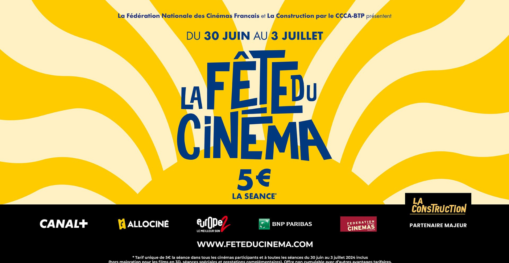 Ne manquez pas la Fête du Cinéma dans le Maine et Loire