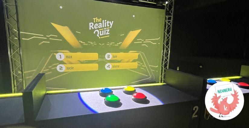 The Reality Quiz : salle de quiz game télévisuel sur Angers