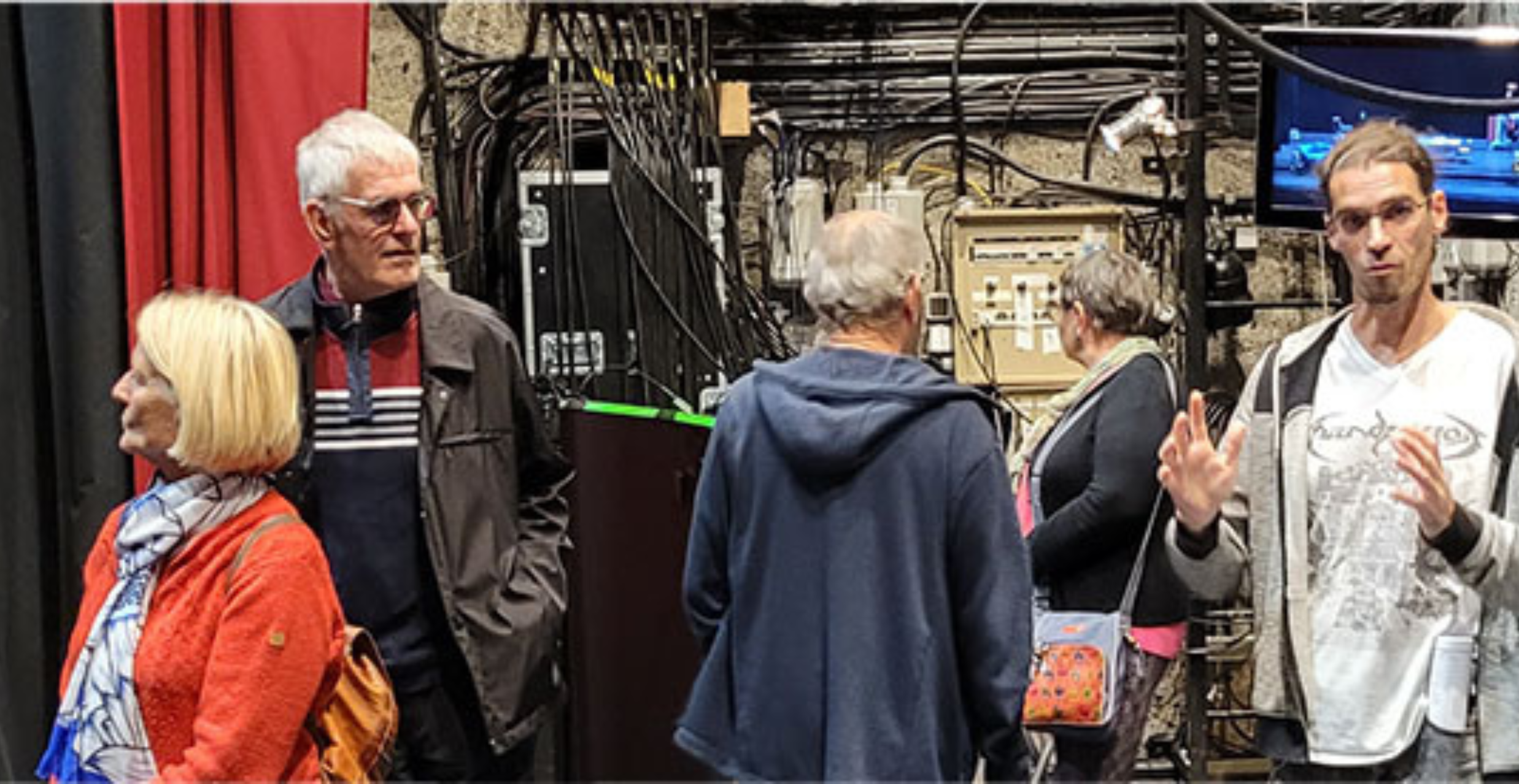 Visite des salles de spectacles de La Loge à Beaupréau