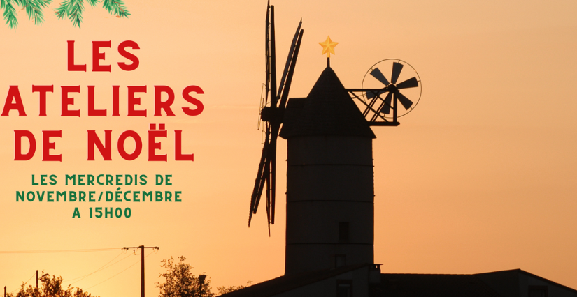 Les ateliers de Noël, atelier en famille au Moulin de l'Epinay