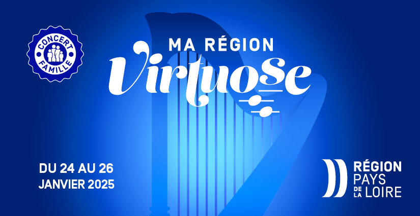 Ma Région Virtuose, plusieurs concerts en famille, dans le Maine-et-Loire