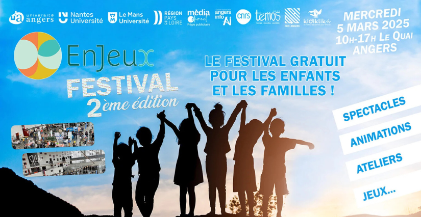 2e édition du Festival Enjeux, le festival gratuit pour les enfants et les familles !