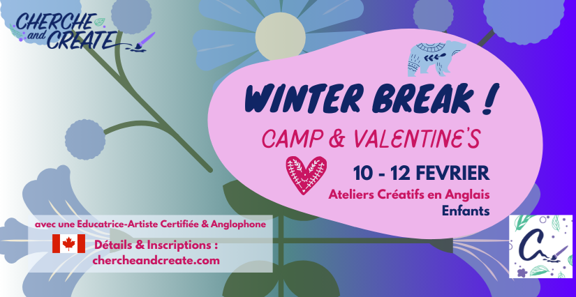 "Winter Break !", stage créatif avec Cherche and Create à Angers