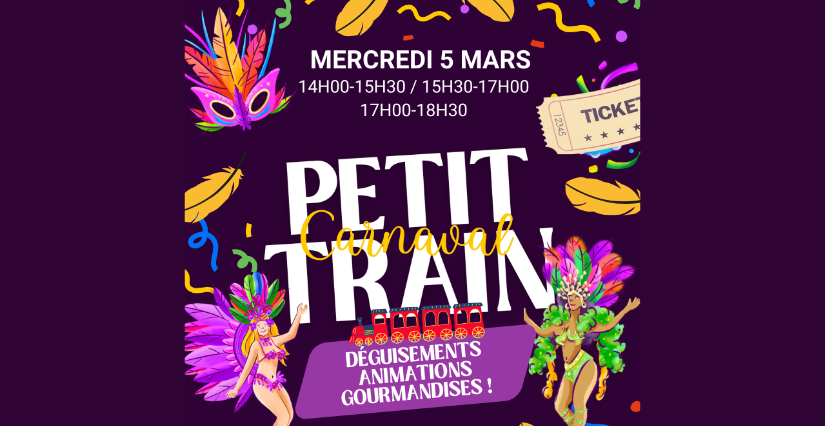 Le P'tit Train Carnaval à Chalonnes-sur-Loire