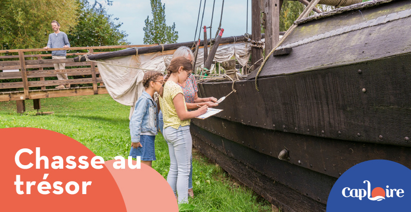 "Chasse au trésor", nouvelle version chez Cap Loire à Montjean-sur-Loire