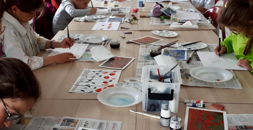 Stage d'arts plastiques avec l'Atelier du Regard à Angers