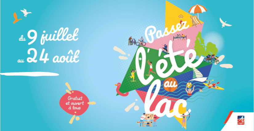 "L'été au Lac", animations sportives et culturelles au Lac de Maine, Angers
