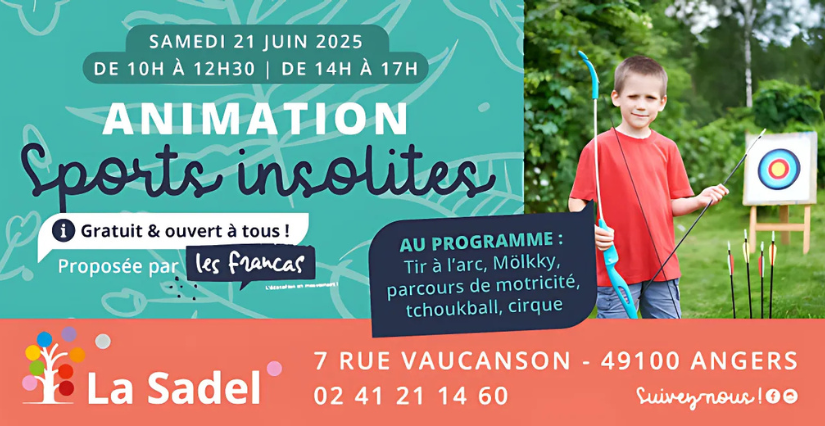 Animation Sports Insolites à La Sadel à Angers 