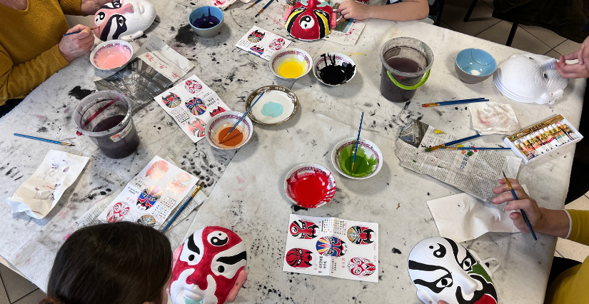 Atelier, "Masques de l’opéra de Pékin" à l'Institut Confucius d'Angers