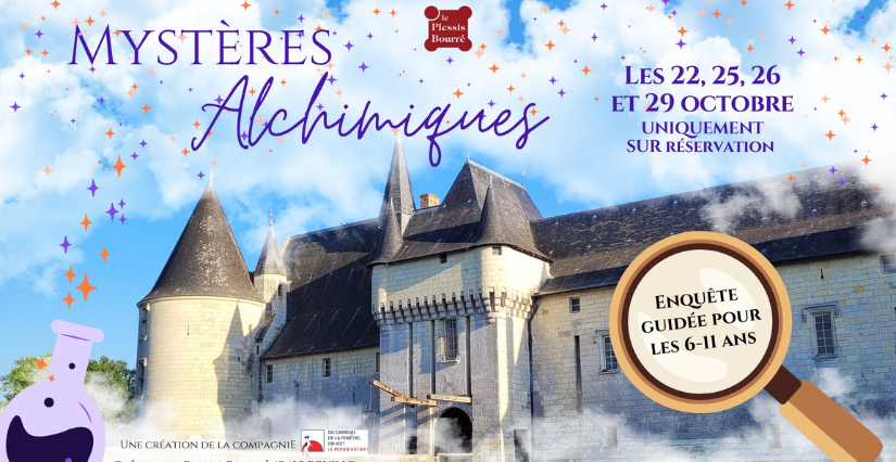 Enquêtes théâtralisées, "Mystères Alchimiques" au Château du Plessis-Bourré