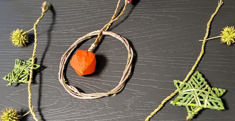 Atelier de vannerie buissonnière spécial Noël avec Les Pieds Anjoués aux Ponts-de-Cé