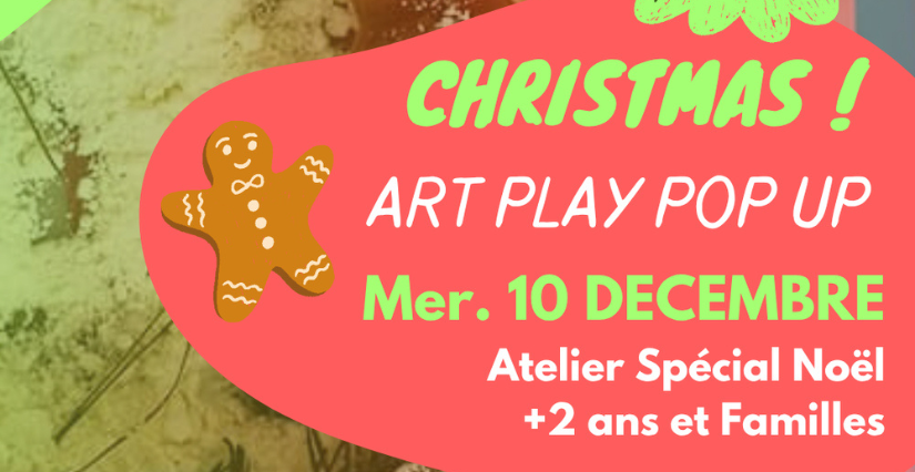 Christmas Art Play Pop Up, atelier créatif avec Cherche and Create à Angers