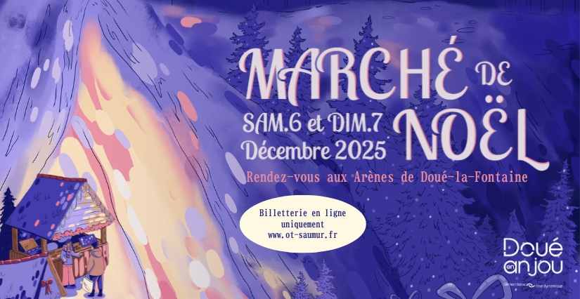 Découvrez le marché troglodytique de Noël aux Arènes de Doué-en-Anjou
