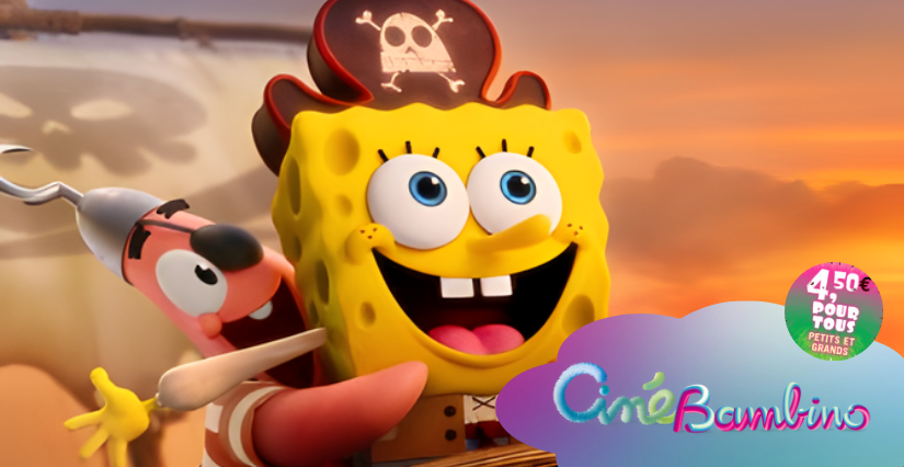"Bob l'éponge, Un pour tous, tous pirates !", Ciné bambino au Cinéville des Ponts-de-Cé