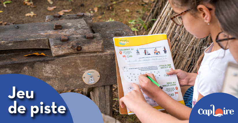 Jeu de piste "Les aventuriers en herbe" pour les 8-12 ans chez Cap Loire à Montjean-sur-Loire