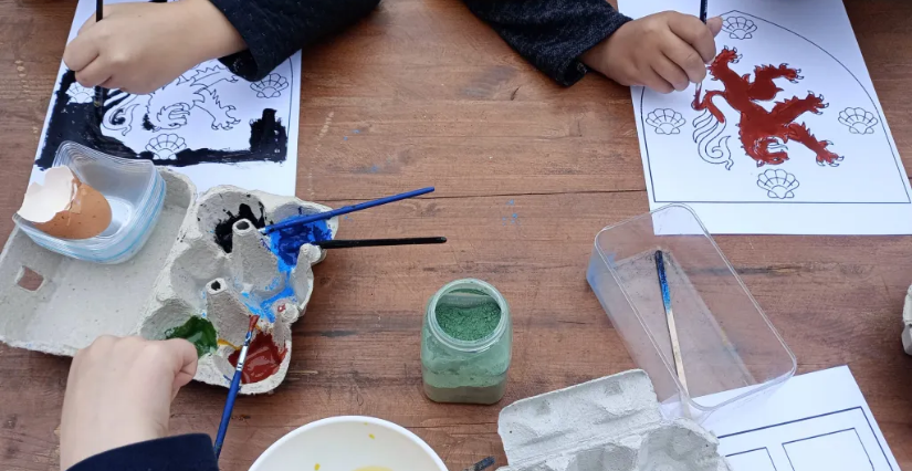 Les ateliers famille des vacances au Château à motte