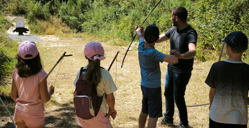 Atelier "Fabrique ton arc", avec la Maison des chasseurs, à Bouchemaine
