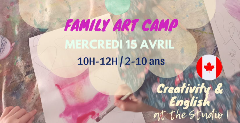 Atelier créatif "Family Art Camp" avec Cherche and Create à Angers