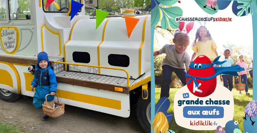 Le P'tit Train de Pâques à Chalonnes-sur-Loire partenaire de la grande #chasseauxoeufskidiklik