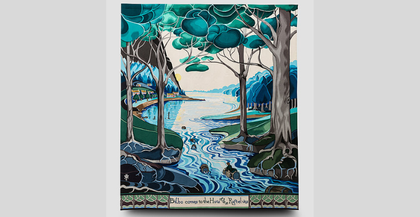 Parcours commenté de l'exposition "Aubusson tisse Tolkien" au Musée Jean Lurçat à Angers