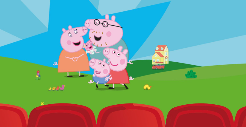"Peppa au cinema : La famille s'agrandit !", film en famille au Cinéville des Ponts-de-Cé