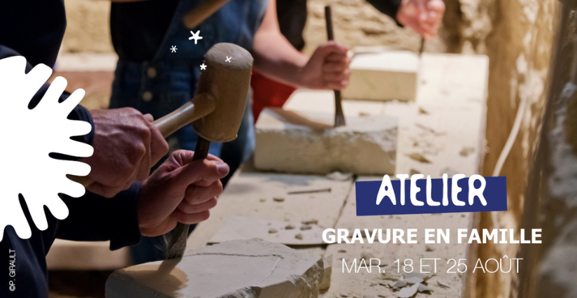 Atelier "Gravure sur pierre" au Mystère des Faluns 