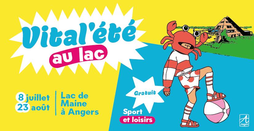 Événement "Vital'été" au Lac de Maine à Angers
