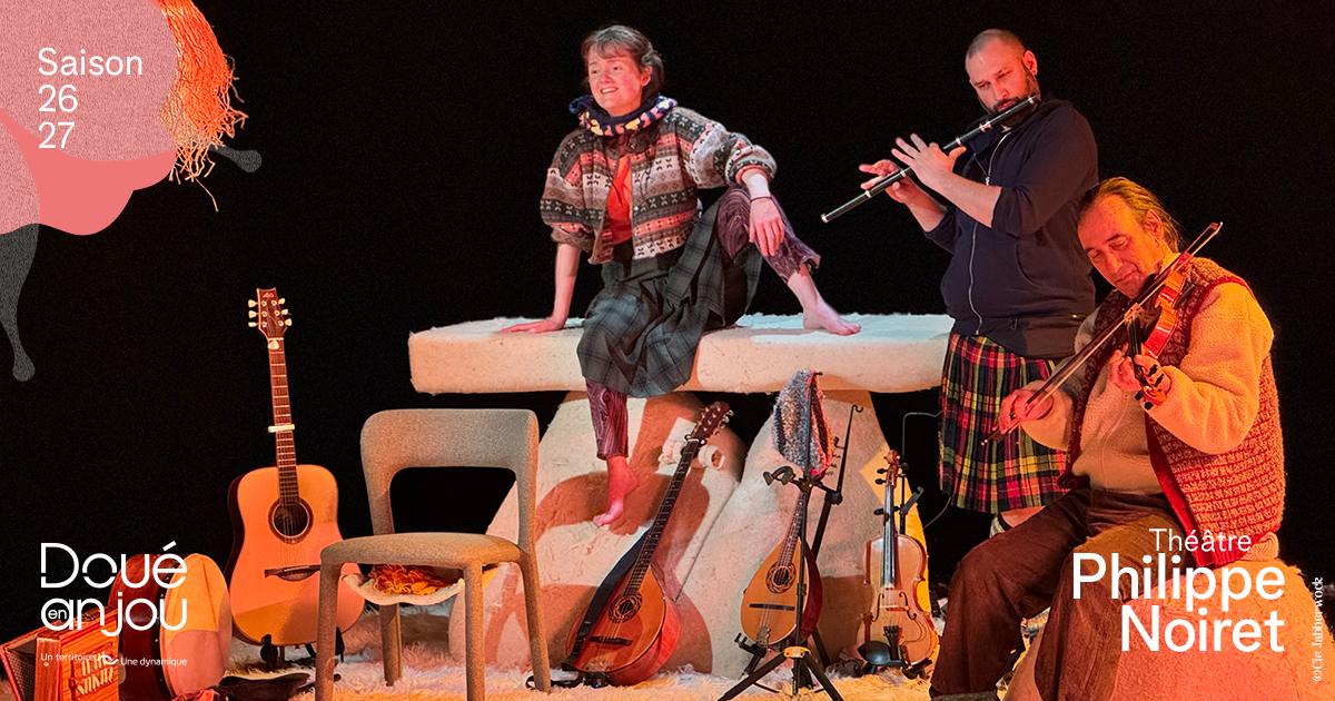 Spectacle "Clicketi Clack" au Théâtre de Thouars, avec le Théâtre Philippe Noiret de Doué-en-Anjou