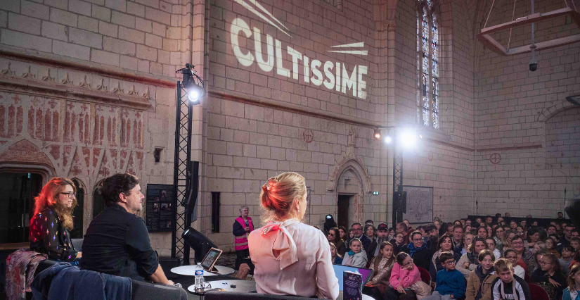 Cultissime, un festival qui cultive le plaisir de lire auprès des petits comme des grands, centre ville d'Angers