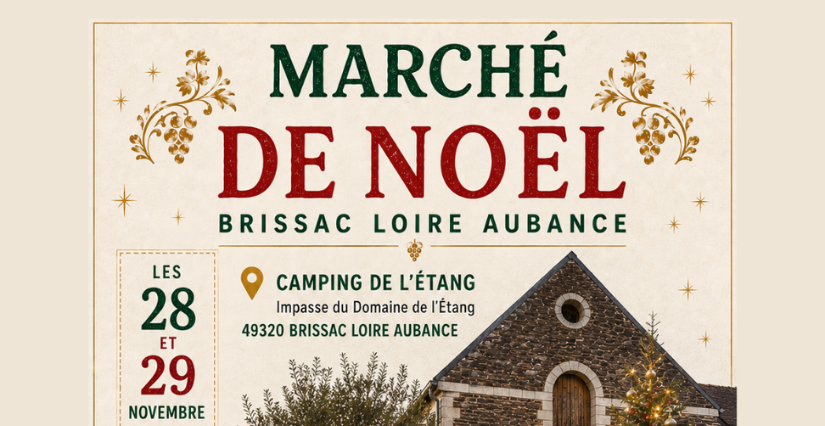 Marché de Noël au Camping de l'Étang à Brisse Loire Aubance
